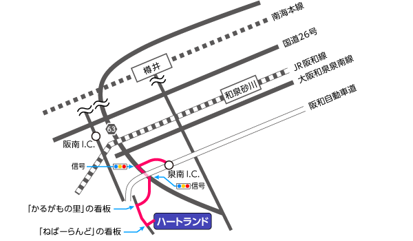 ハートランドの地図