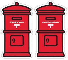 ＜ポスト型はがき(THANK　YOU) ・
　 ポスト型はがき(HAPPY　BIRTHDAY) ＞　
2017年11月1日発売