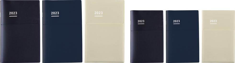 （左から）A5スリムサイズの「ジブン手帳Biz」、B6スリムサイズの「ジブン手帳Biz mini」