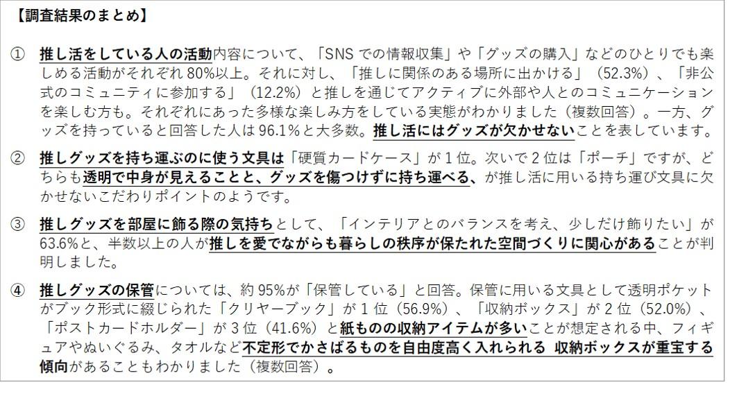 調査結果まとめ