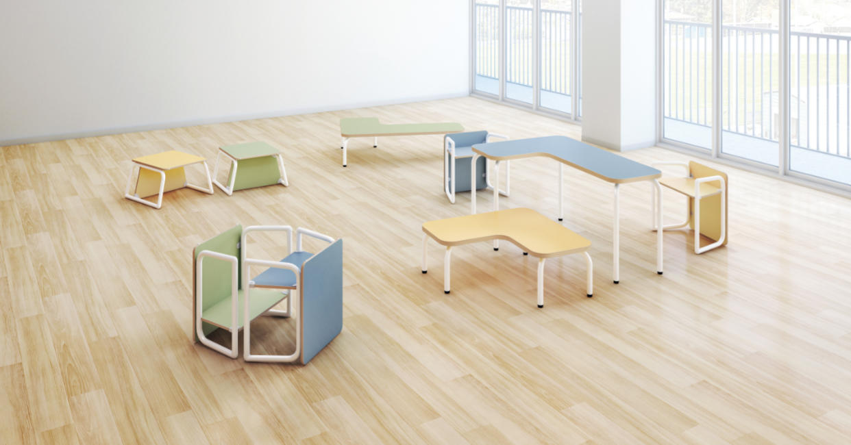 テーブル＆スツール「Puzzme」