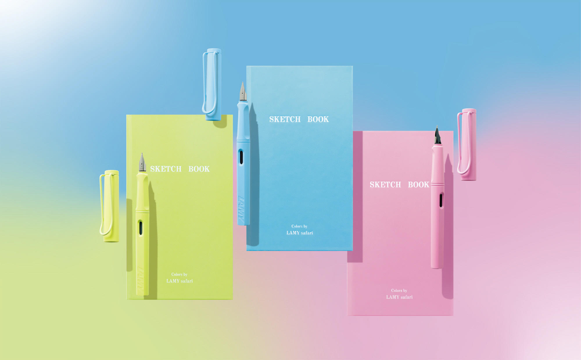 LAMY safari 2023年の限定カラーとコラボレーションした測量野帳を数量