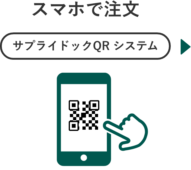 スマホで注文 サプライドックQR システム