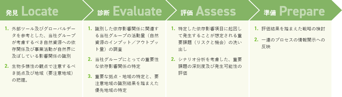 LEAPアプローチの実施フロー