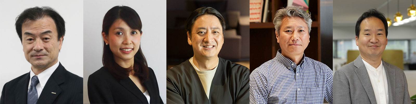 ALTはじまり。左から、 宮地様、青野様、黒田、越川、西林のプロフィール写真が並んでいる。ALTおわり